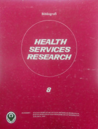 Image of Bibliografi health services research 8