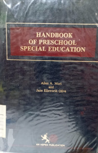 Image of Handbook of preschool special education