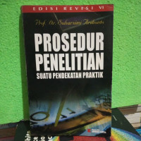 Image of Prosedur penelitian suatu pendekatan praktik